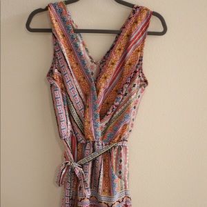 BRIGHT PATTERNED SUMMER ROMPER